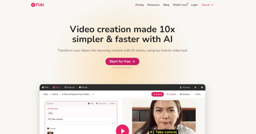 Fliki AI Review 2023: Details, Key Features & Price