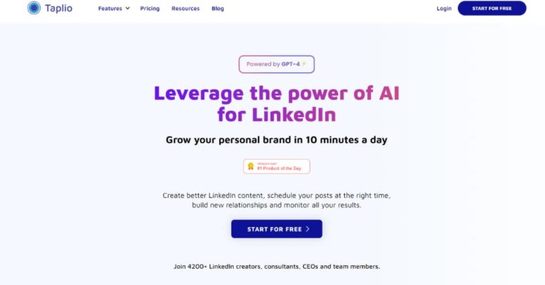 Taplio Review 2023: Details, Key Features & Price