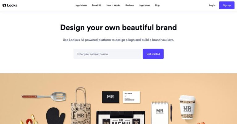 Looka Free Logo Maker AI Tool: Details & Key Features