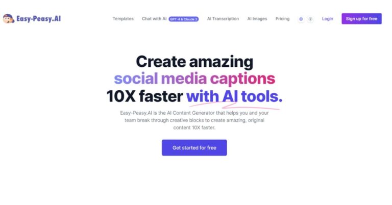 Easy-Peasy.AI: Details & Key Features