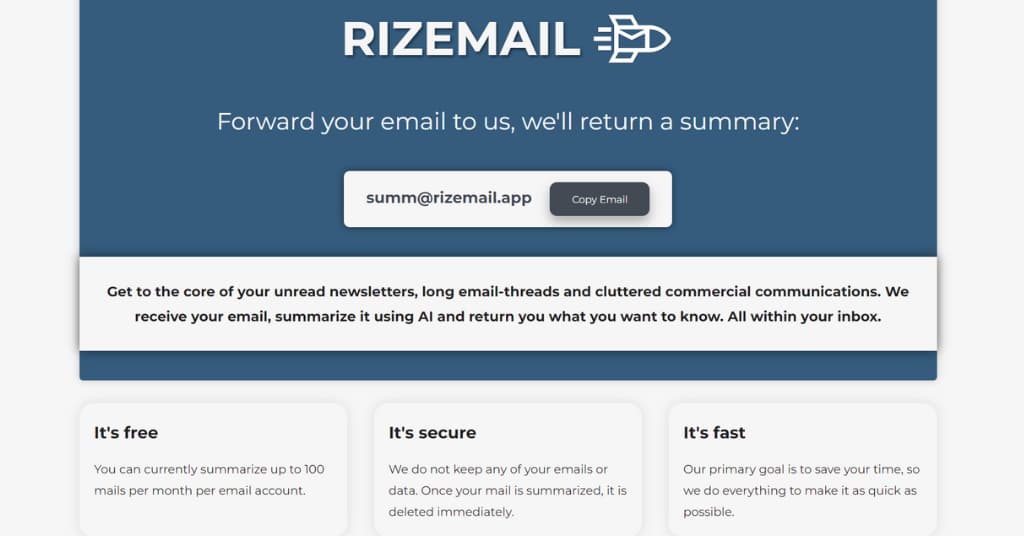 Rizemail: Details & Key Features