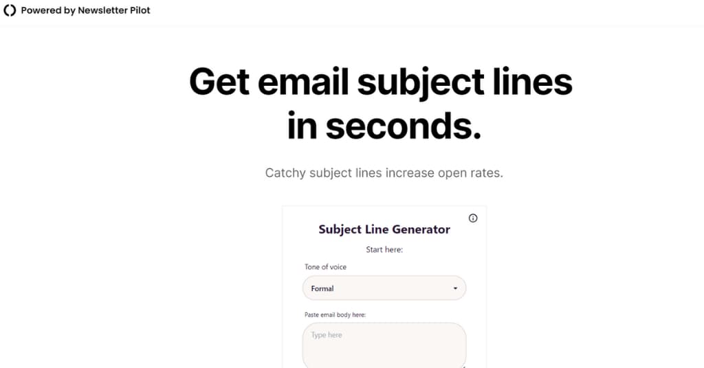 Subject Line Generator AI: Details & Key Features