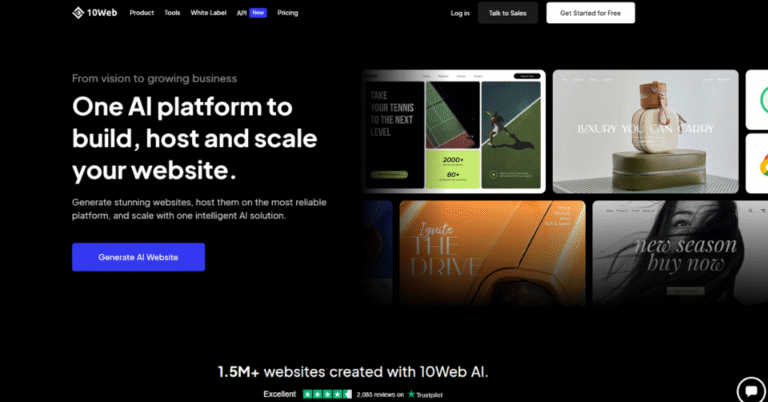 10Web AI- Website Builder