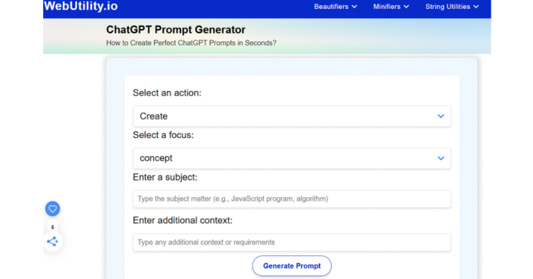 ChatGPT Prompt Generator