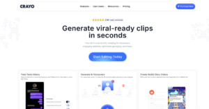 Crayo AI- Create Viral Clips in Seconds