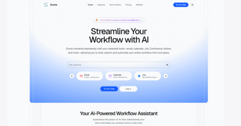 Dume AI - Your Executive Assistant