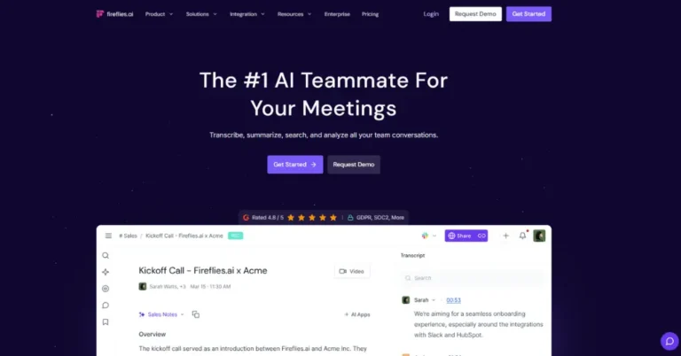 Fireflies.ai - Notetaker, Transcribe, Summarize, Analyzer