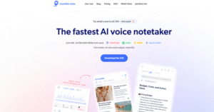 Mumble Note-Voice Recording AI Notes