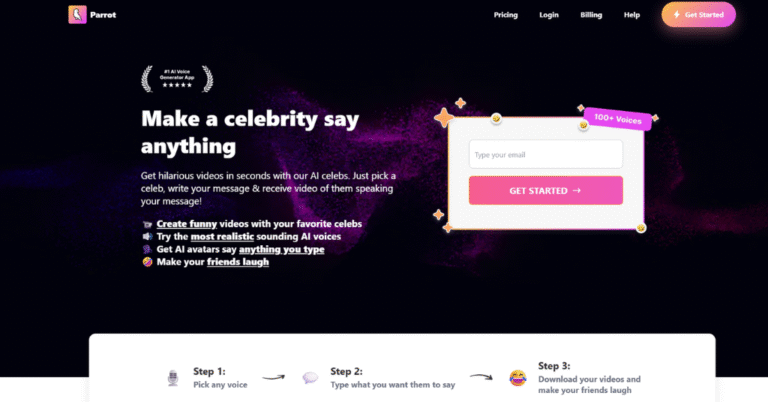 Parrot AI- Celebrity Voice Generator