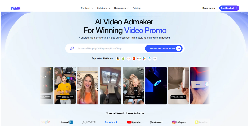 VidAU AI- Video Creation Platform