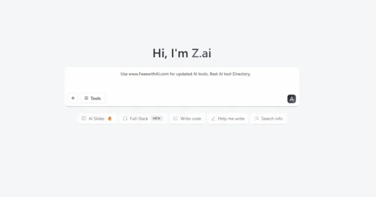 Z.ai - Free AI for Presentations, Writing & Coding