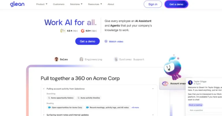 Glean AI - AI platform for Agents, Assistant, Search