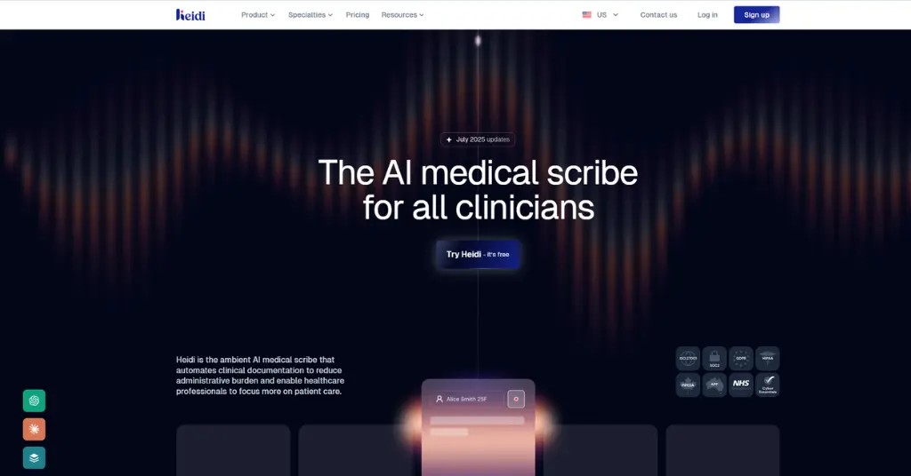 Heidi AI- Medical Scribe for All Clinicians