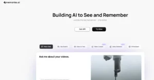 Memories.ai - AI Driven Video Analysis