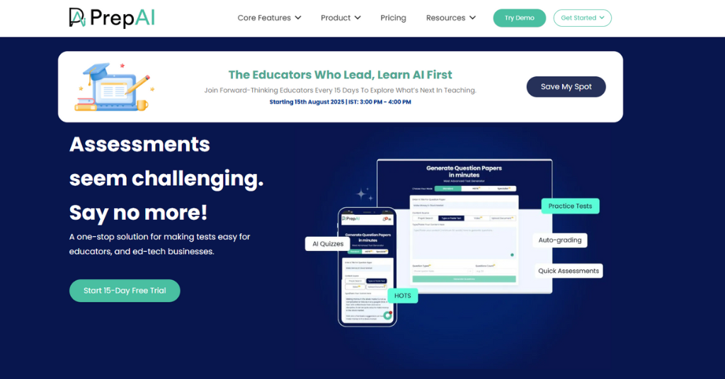 PrepAI - Advanced Quiz And Test Generator