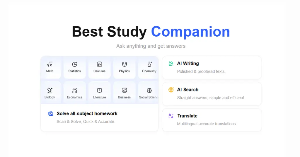 Question AI - Homework Helper