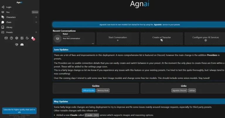 Agnai.chat - AI Roleplay
