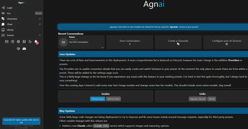 Agnai.chat - AI Roleplay