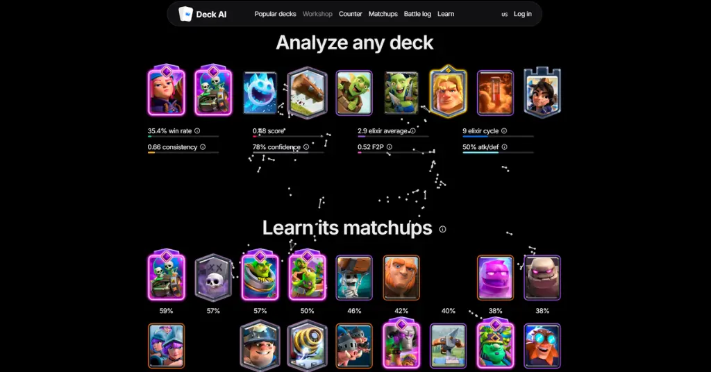 Deck AI - Free Clash Royale Deck-Builder