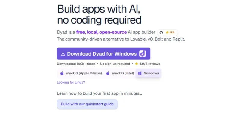 Dyad AI - Free Open-Source App Builder