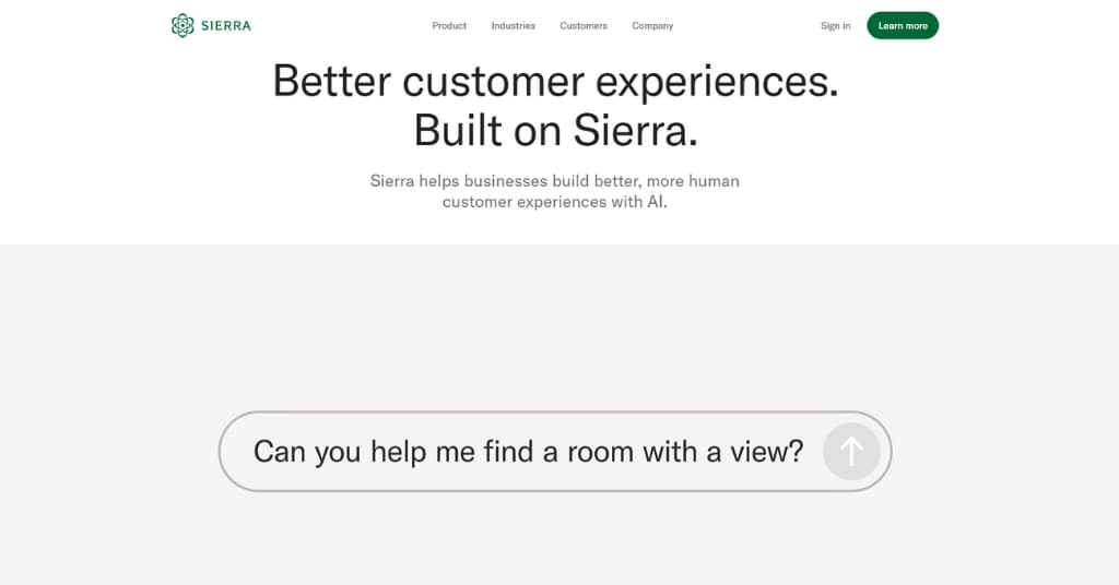 Sierra AI Agents for Businesses