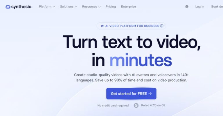 Synthesia AI - Create Video for Business