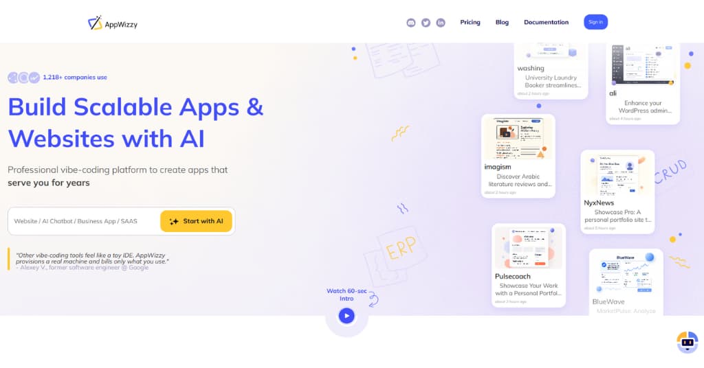 AppWizzy AI- Build Apps & Websites