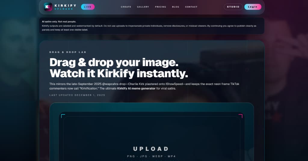 Kirkify AI - Meme Generator Free
