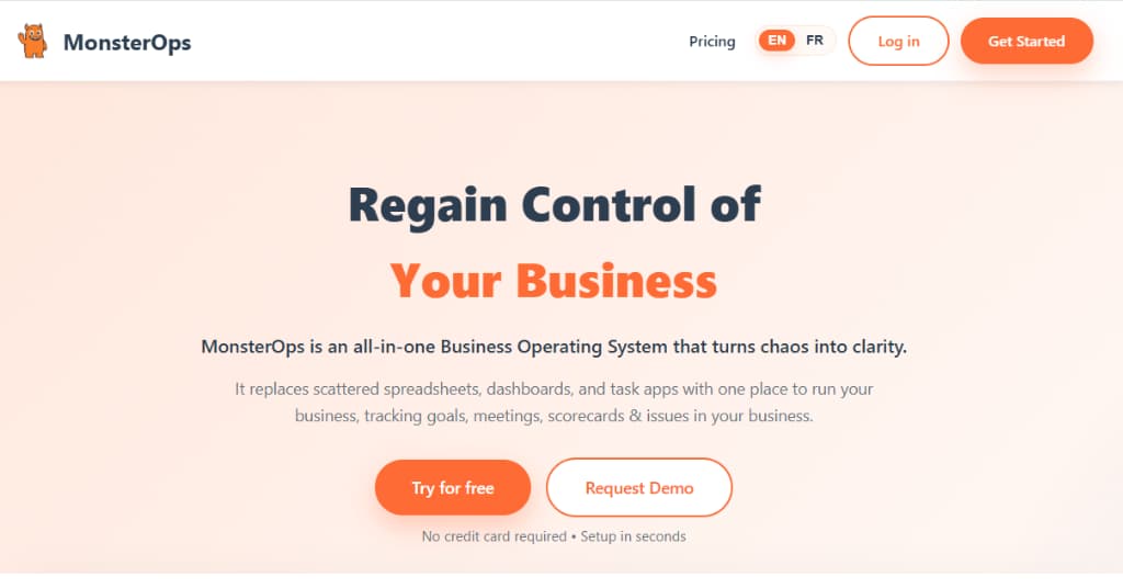 MonsterOps -All-in-one Business Operating System