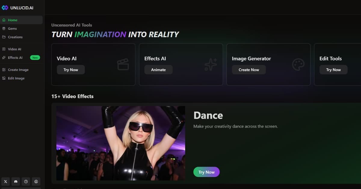 Unlucid AI - Free Unlimited Photo & Video Generator