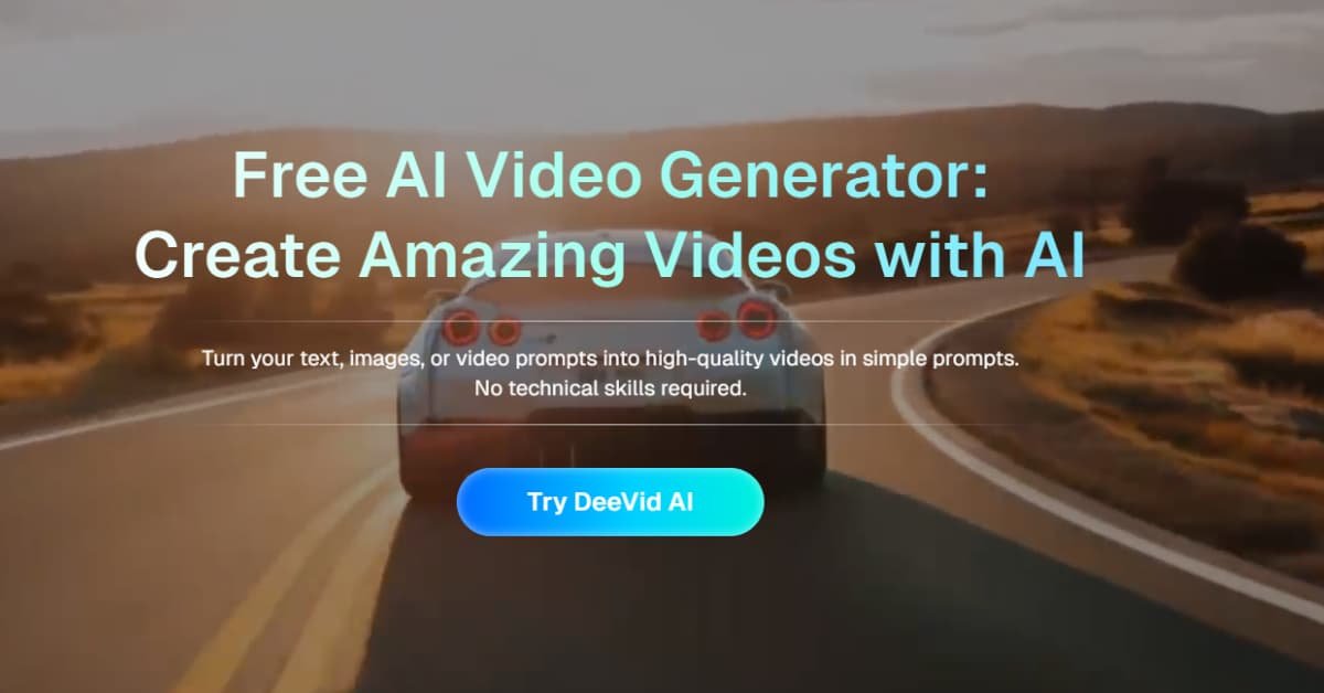 DeeVid AI -Video, Image Generator