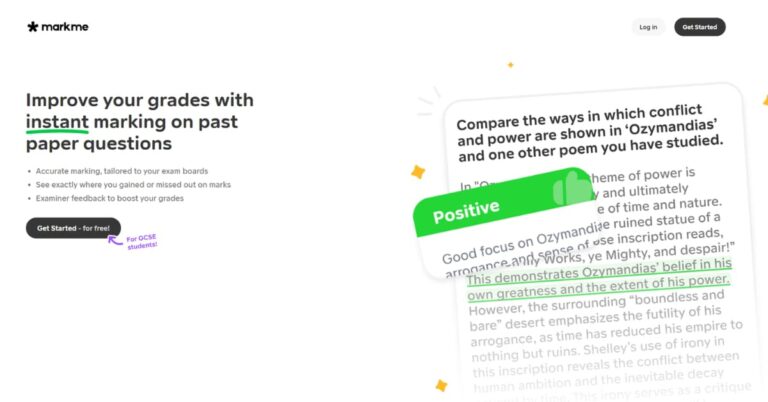 MarkMe AI - Instant Feedback for GCSE