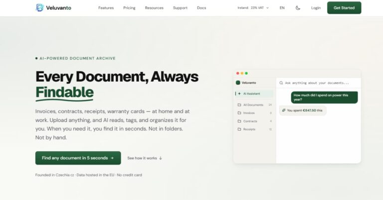 Veluvanto AI - Document Management Revolution