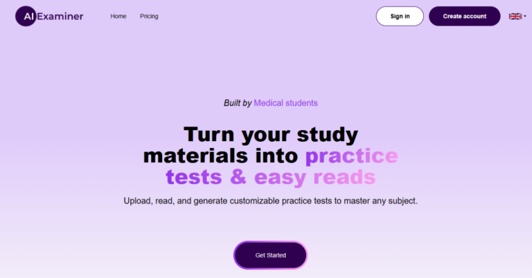 Examiner Ai Turn your Study Materials into Practice Tests